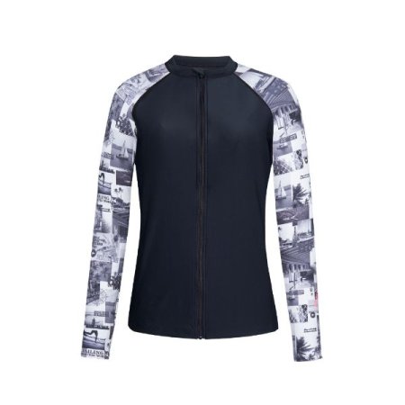 여성 내장 캡 레쉬가드 상 하 세트