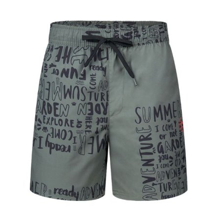 남성 레터링 비치 트렁크