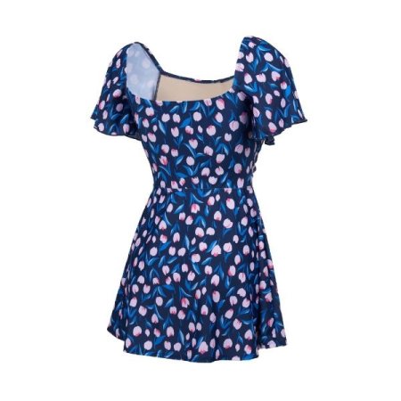 여성 튤립 비치 원피스