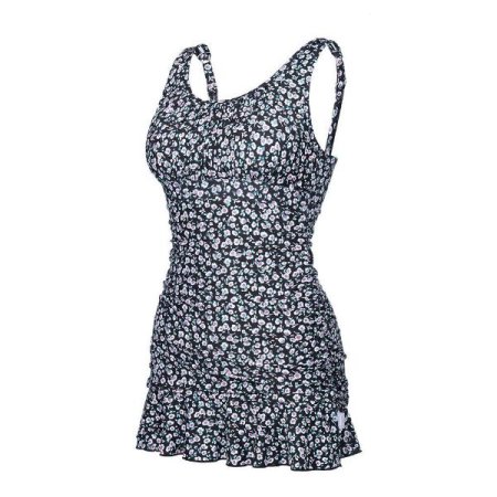 여성 셔링 비치 원피스 