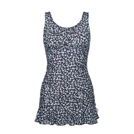 여성 셔링 비치 원피스 