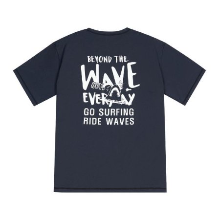 남성 타이포 반팔 레쉬가드