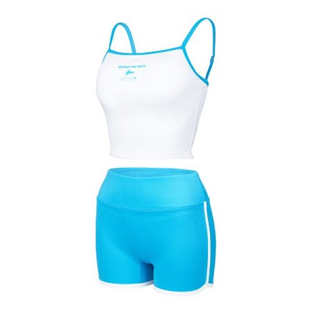 여성 슬리브리스 레쉬가드 상 하 세트