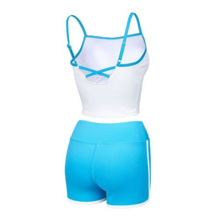 여성 슬리브리스 레쉬가드 상 하 세트