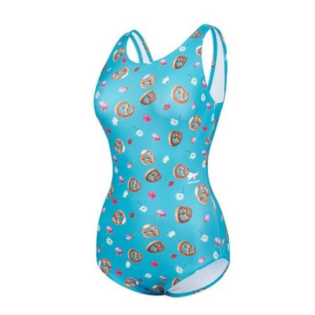 여성 플라워 U백원피스수영복