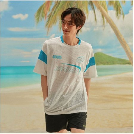 남성 스포티 반팔레쉬가드