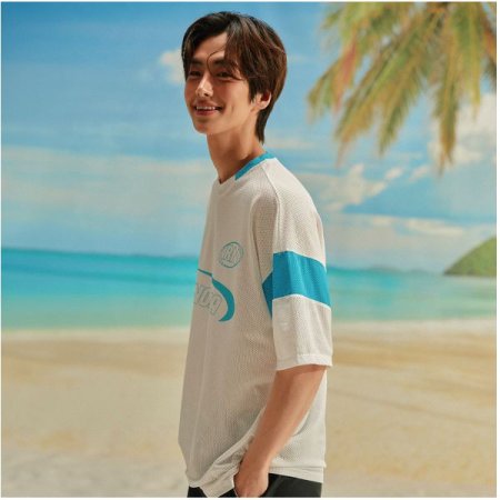 남성 스포티 반팔레쉬가드