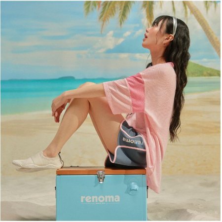 여성 스포티 메쉬 반팔 레쉬가드