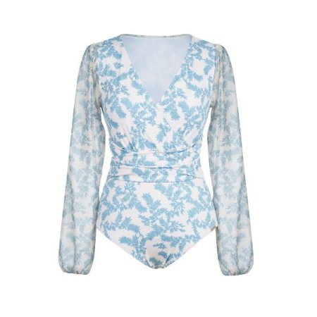 여성 시스루 긴팔 비치원피스