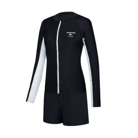 여성 내장캡 집업레쉬가드 상하 세트