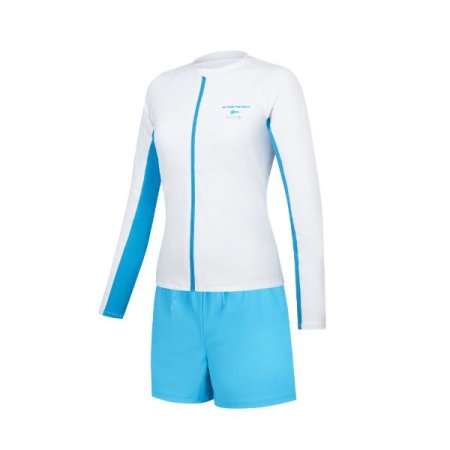 여성 내장캡 집업레쉬가드 상하 세트