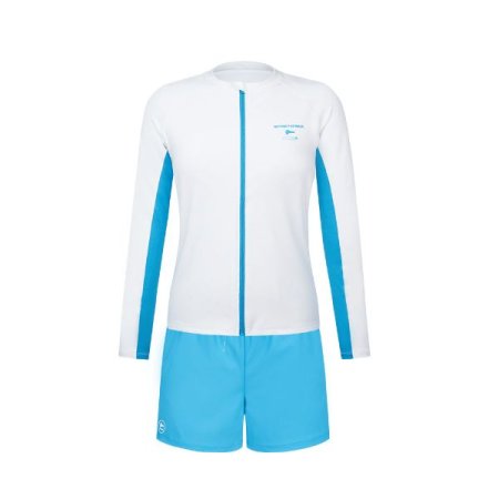 여성 내장캡 집업레쉬가드 상하 세트