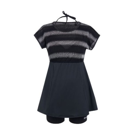 여성 스트라이프 비치 원피스 