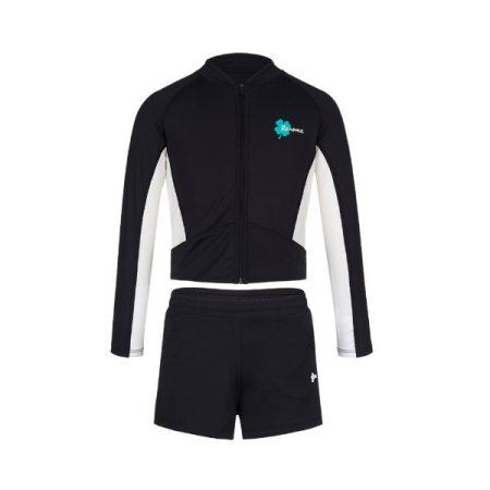 여아동 크롭 레쉬가드 반바지상하 세트