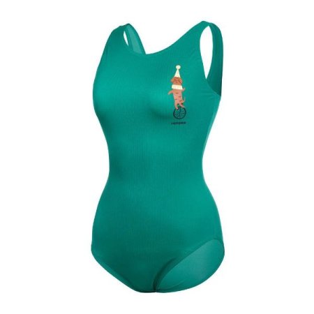 여성 서커스 독 U백실내수영복