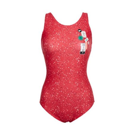 여성 와펜U백 실내수영복