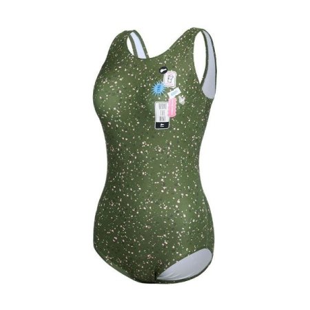 여성 와펜U백 실내수영복