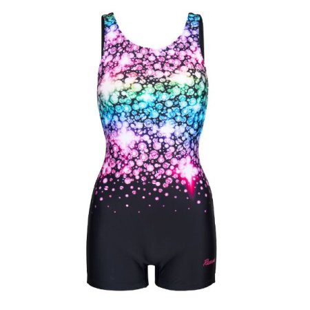 여성  U백 2부 반신 수영복