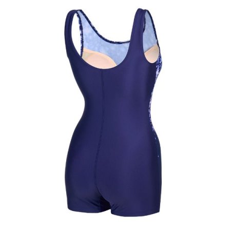 여성  U백 2부 반신 수영복