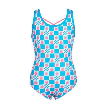 여아동 에플체크  U백 실내수영복