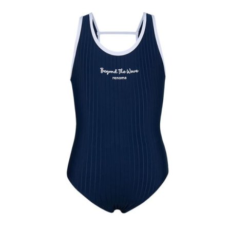 여아동 포인트 U라인 수영복