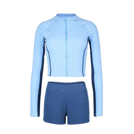 여성 파스텔 집업레쉬가드세트