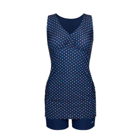 여성 도트  아쿠아 스파 2부수영복