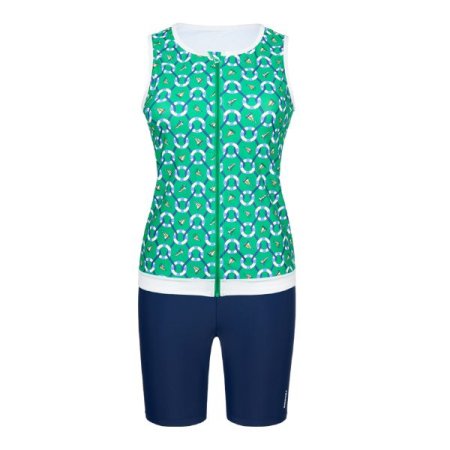 여성 아쿠아내장캡 나시 집업 바지세트