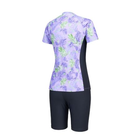 여성 아쿠아 내장캡 반팔  바지세트