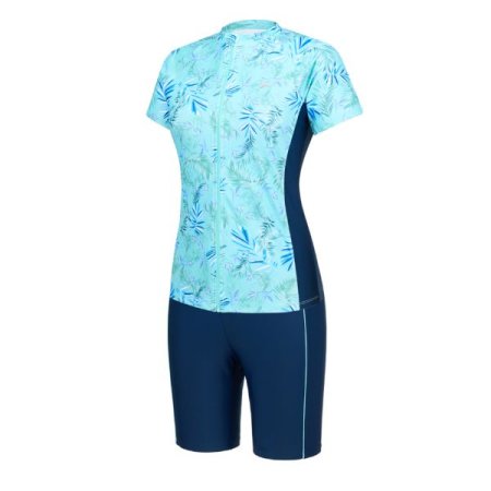 여성 아쿠아 내장캡 반팔  바지세트