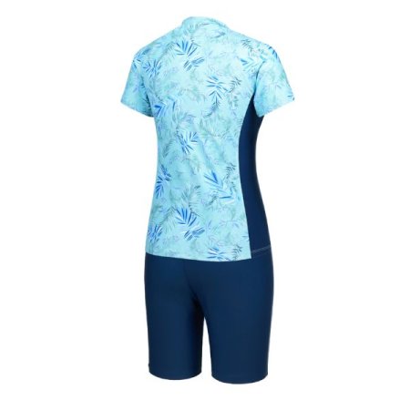 여성 아쿠아 내장캡 반팔  바지세트