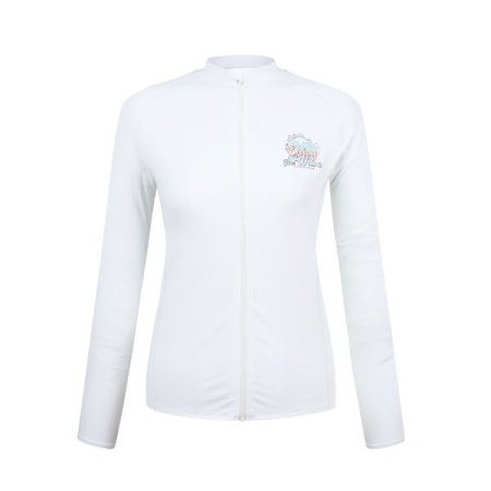 여성 인조이 집엽 레쉬가드