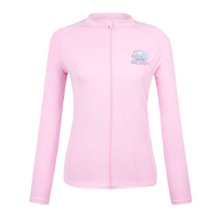 여성 인조이 집엽 레쉬가드