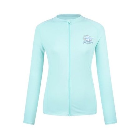 여성 인조이 집엽 레쉬가드