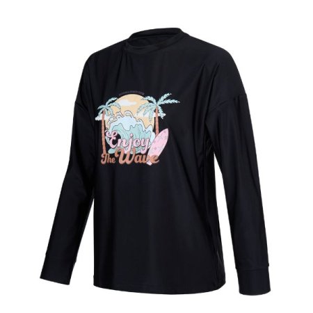 여성 인조이 오버핏 레쉬가드