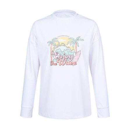 여성 인조이 오버핏 레쉬가드