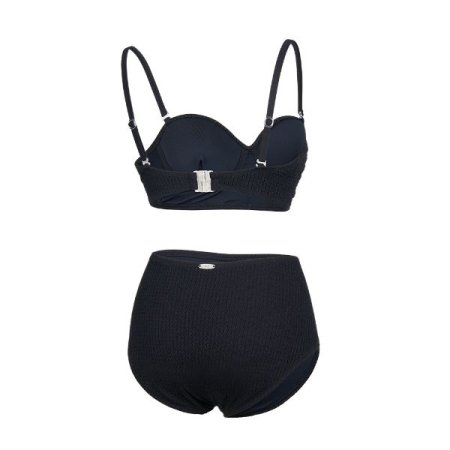 여성 솔리드 셔링 비키니