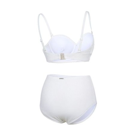 여성 솔리드 셔링 비키니