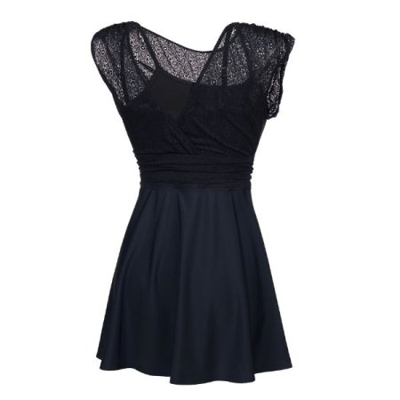 여성 비치레이스 원피스수영복