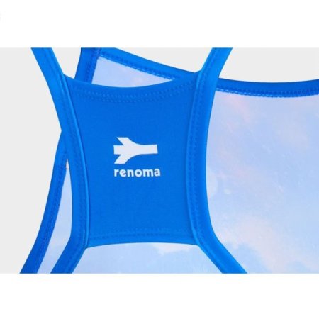 여성 포일 웨일 스트랩 원피스수영복