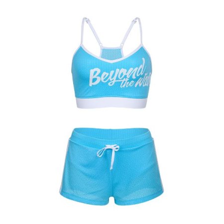 여성 빅로고 스포티 투피스