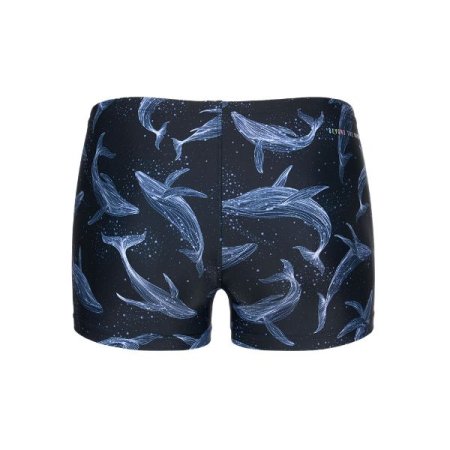 남성 포일 웨일 숏사각수영복