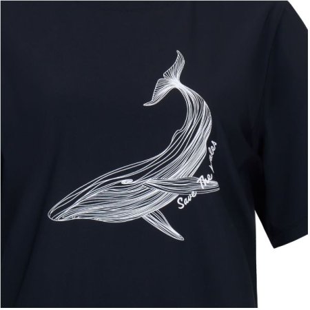 여성 리사이클 반팔 레쉬가드