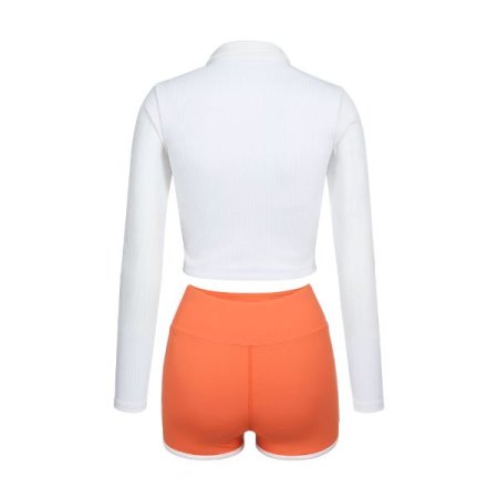 여성 투웨이하프반집업레쉬가드세트