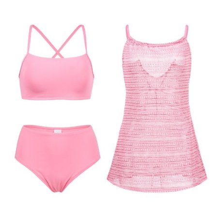 여성 부틀 자가드 커버업 비키니세트