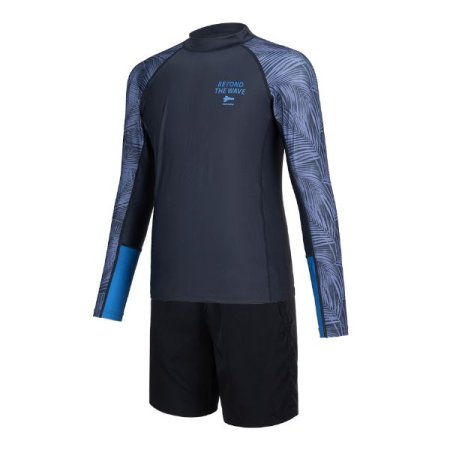 남성 야자수 레쉬가드 상하세트