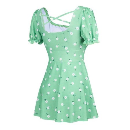 여성 플라워 원피스 모노키니