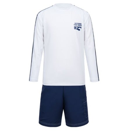 남아동 스티치 포켓레쉬가드 상하세트