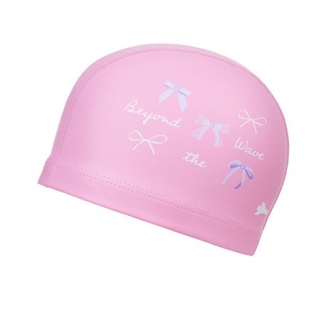 남녀 아동 공용 리본 PU 수모