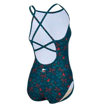 여성 홀리데이 더블X백 스트랩 수영복